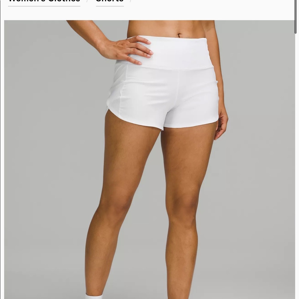 Lululemon speed up shorts